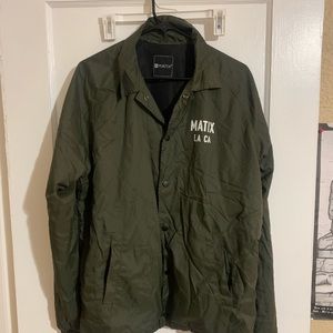 Matix windbreaker coach jacket Compton surf club Los Angeles Size L